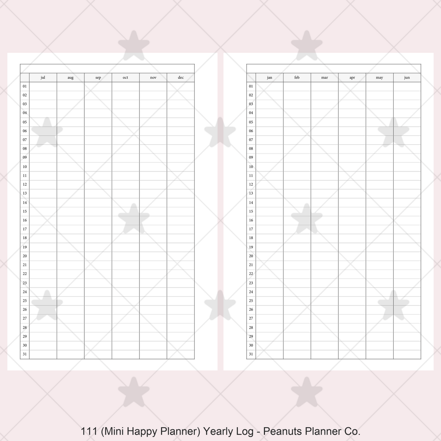 111: Yearly Log