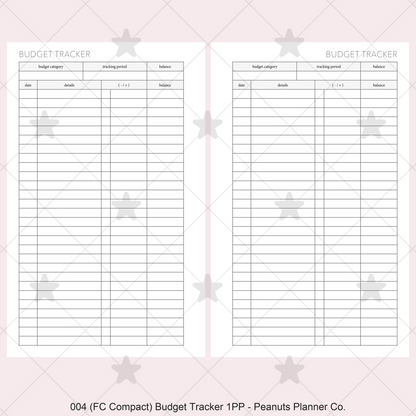 004: Budget Tracker 1PP
