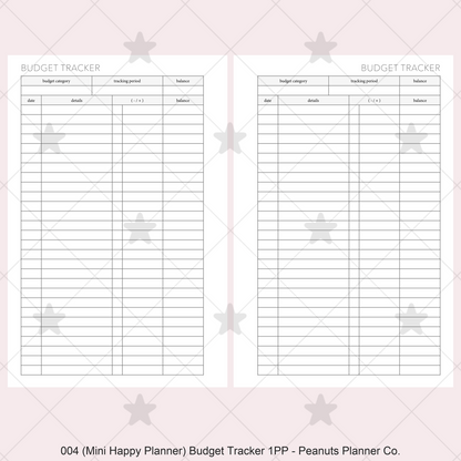 004: Budget Tracker 1PP