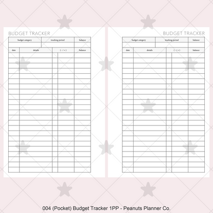 004: Budget Tracker 1PP