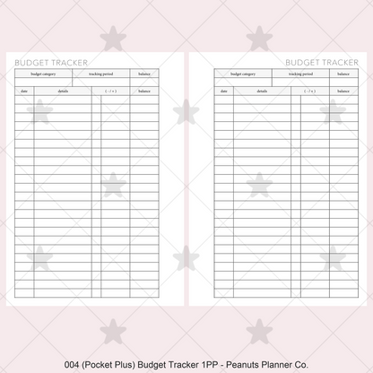 004: Budget Tracker 1PP