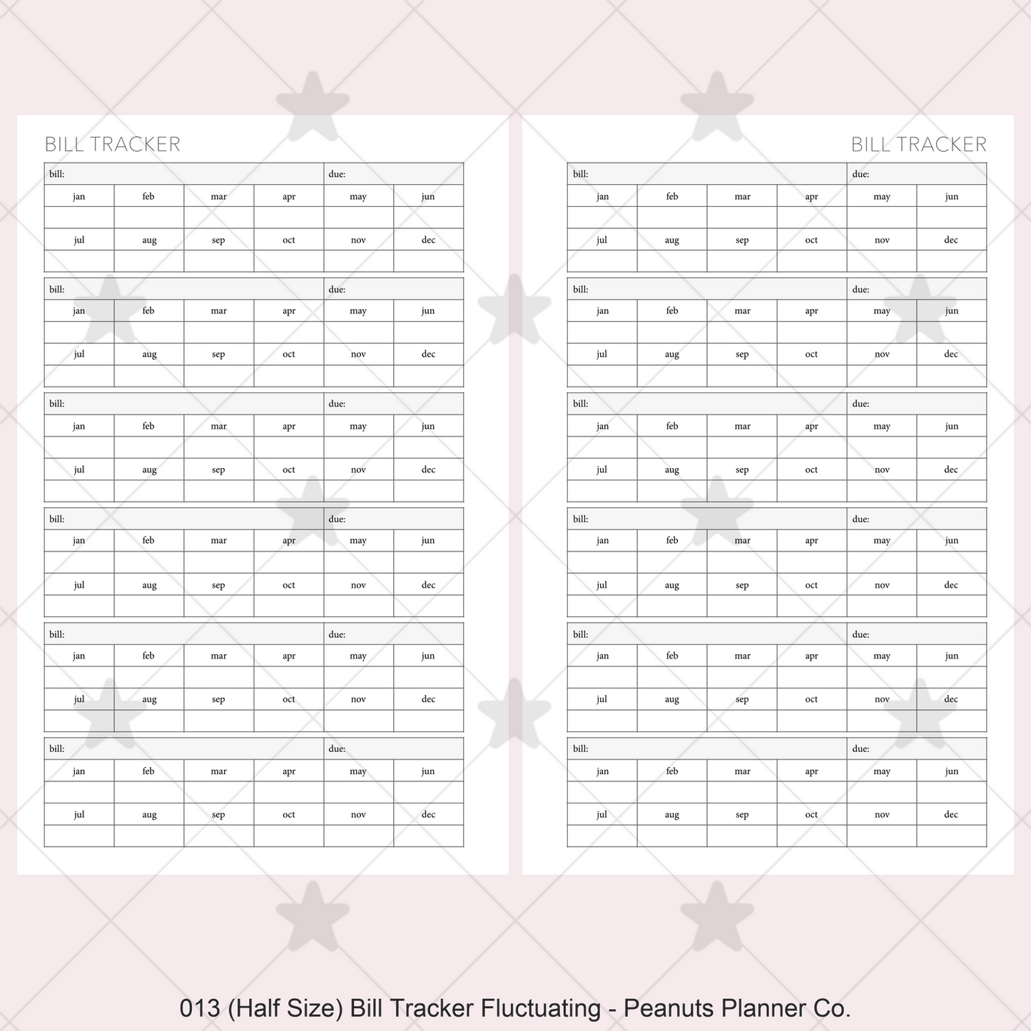 013: Bill Tracker Fluctuating