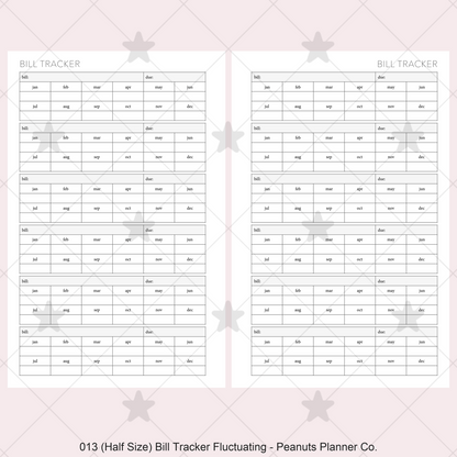 013: Bill Tracker Fluctuating