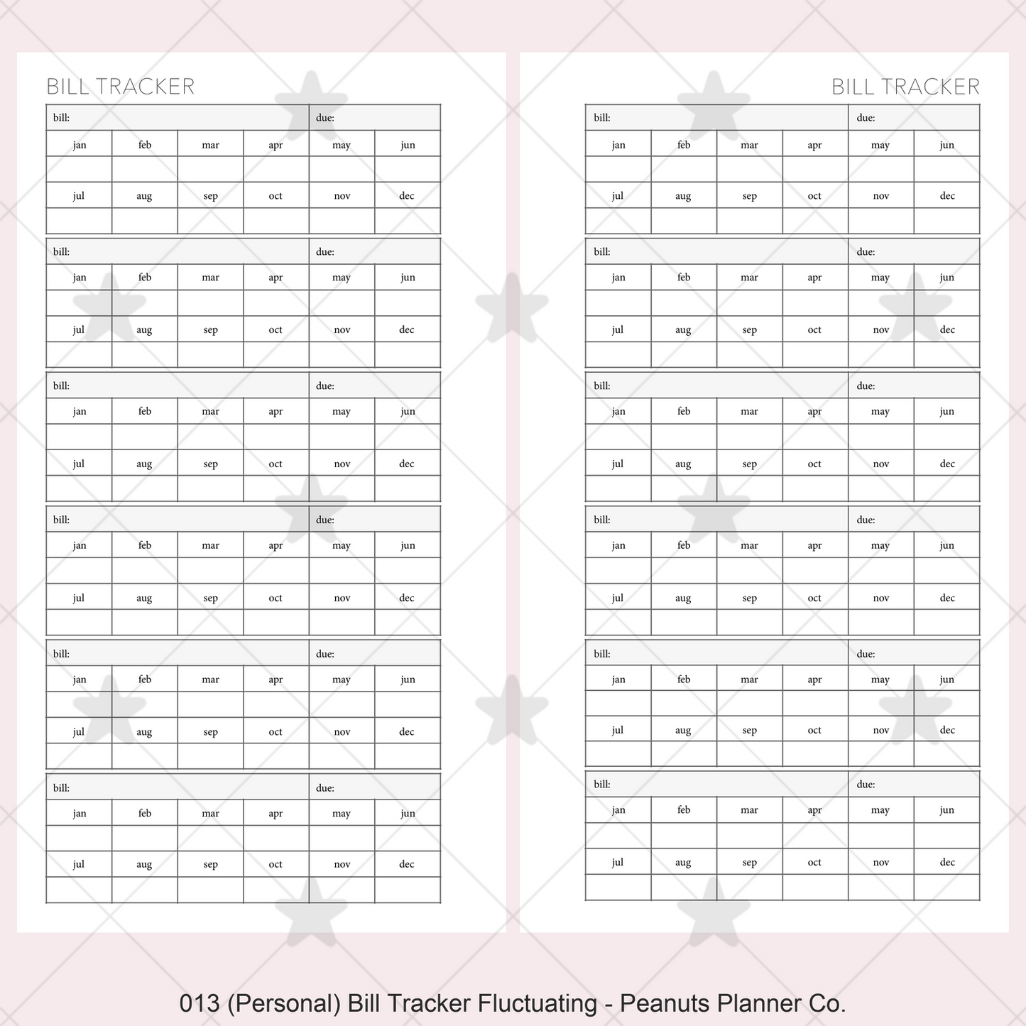 013: Bill Tracker Fluctuating
