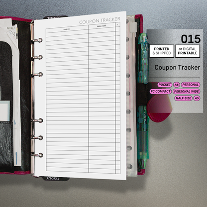 015: Coupon Tracker