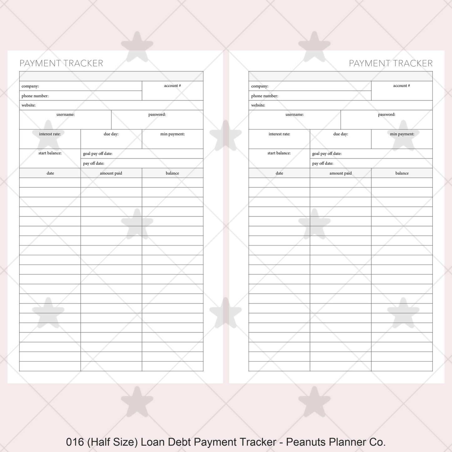 016: Loan / Debt Payment Tracker