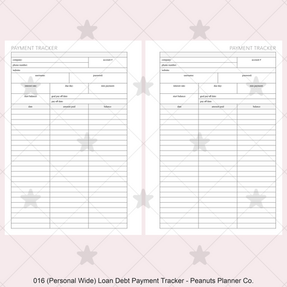 016: Loan / Debt Payment Tracker