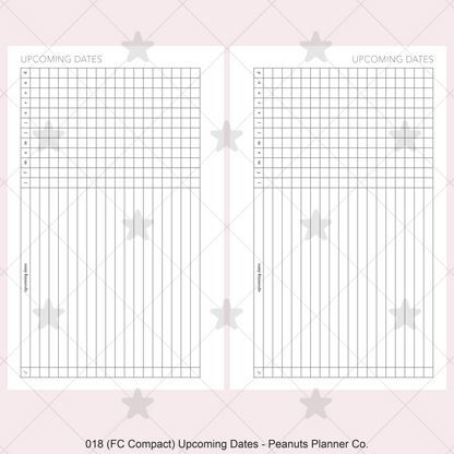 018: Upcoming Dates