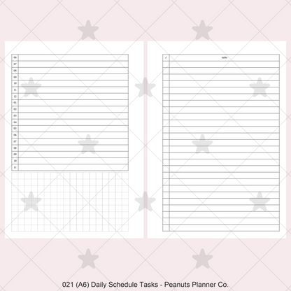 021: Daily Schedule & Tasks Do2P