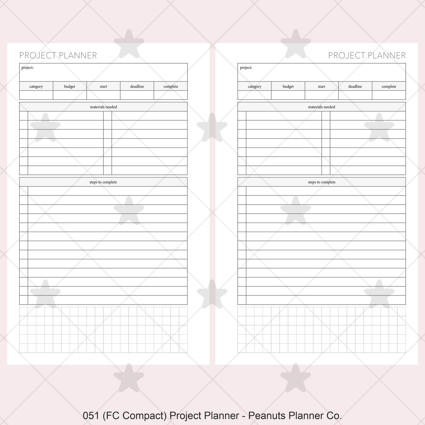 051: Project Planner