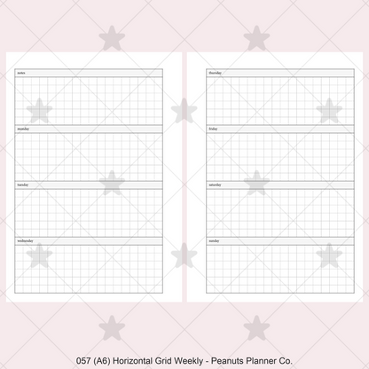 057: Horizontal Grid Weekly