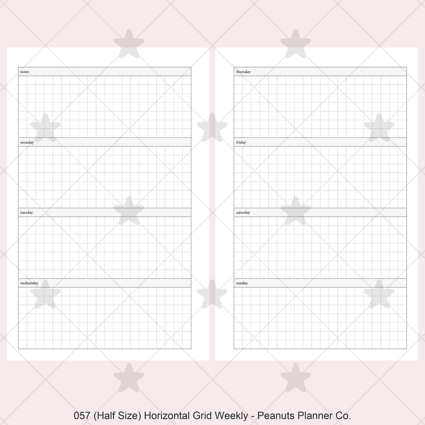 057: Horizontal Grid Weekly