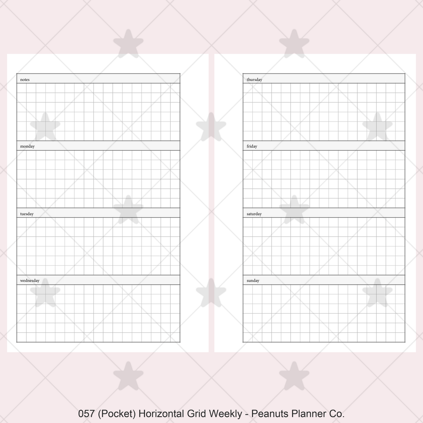 057: Horizontal Grid Weekly
