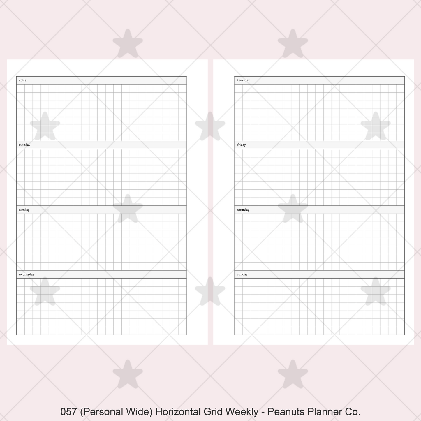 057: Horizontal Grid Weekly