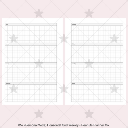 057: Horizontal Grid Weekly