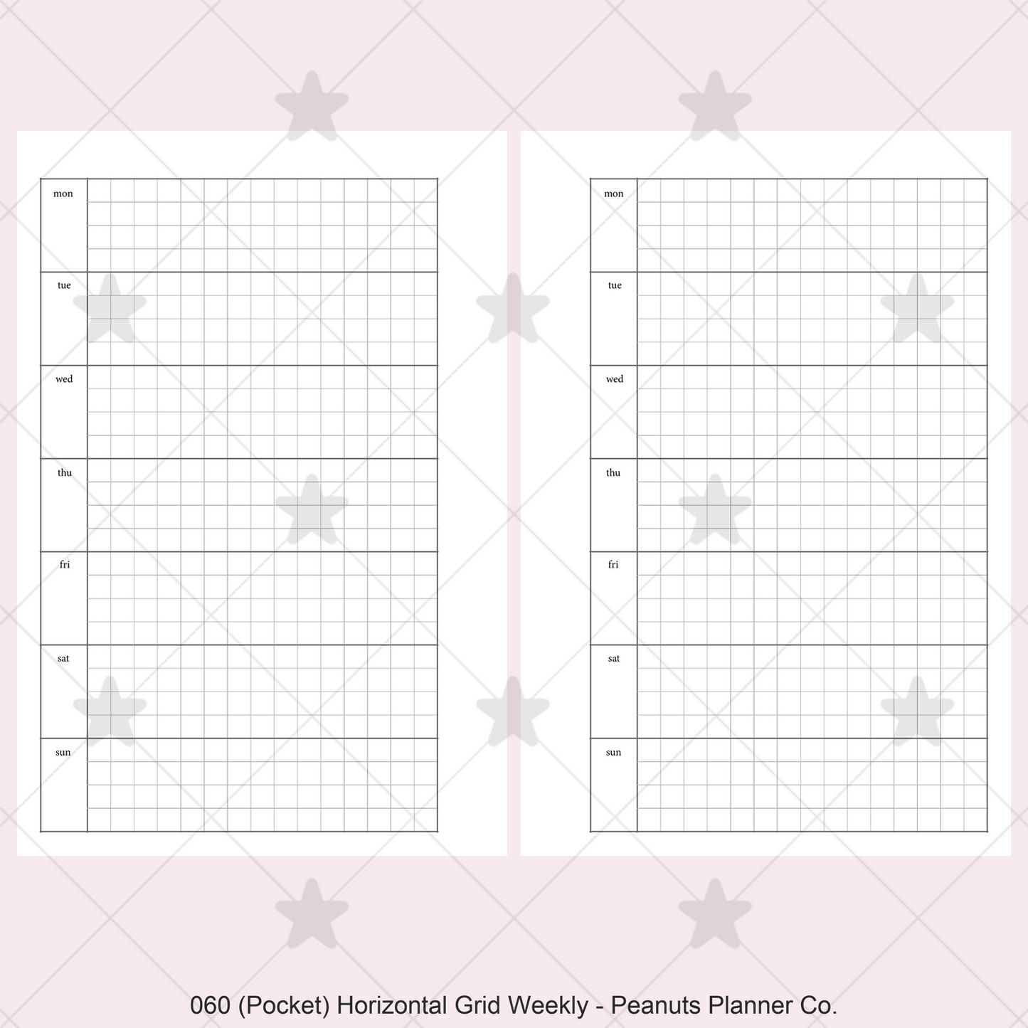 060: Horizontal Grid Weekly Wo1P