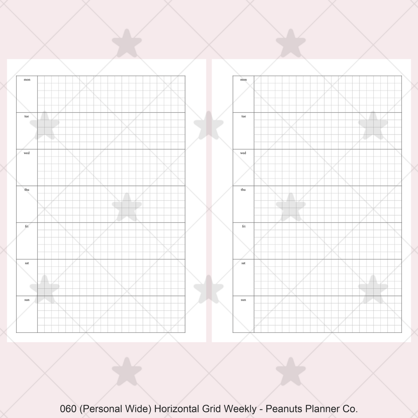 060: Horizontal Grid Weekly Wo1P