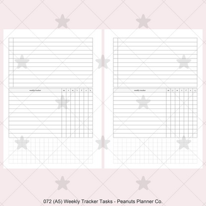 072: Weekly Tracker & Tasks