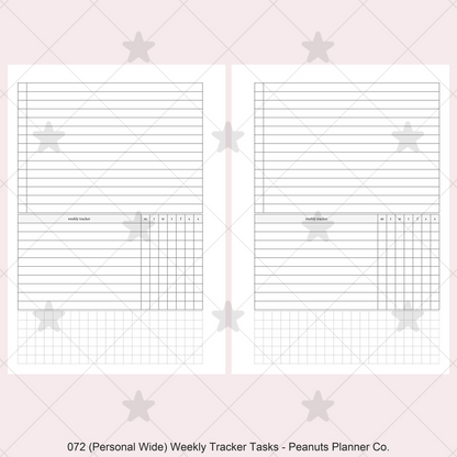 072: Weekly Tracker & Tasks