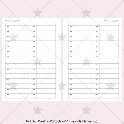 076: Weekly Workouts 4PP