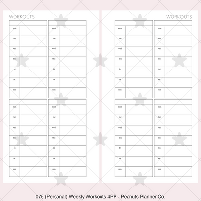 076: Weekly Workouts 4PP