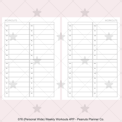 076: Weekly Workouts 4PP