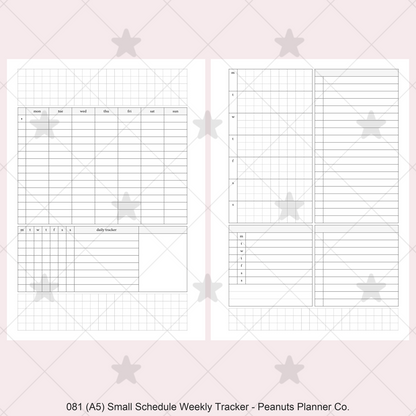 081: Small Timed Scheduled Weekly w/ Categories & Tracker Wo2P