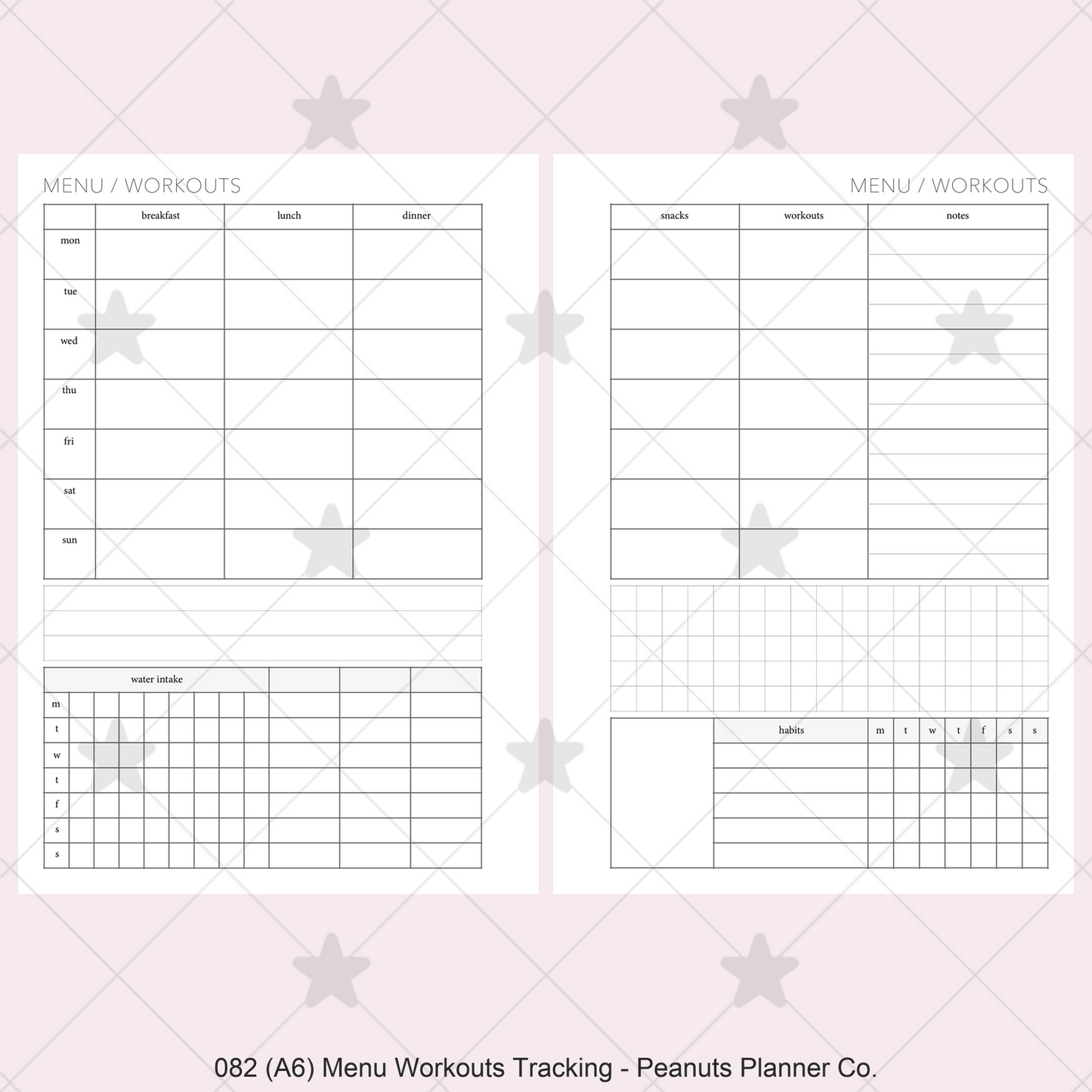 082: Menu & Workouts w/ Tracking Wo2P