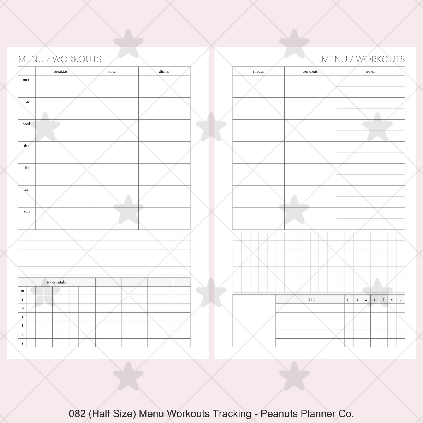082: Menu & Workouts w/ Tracking Wo2P