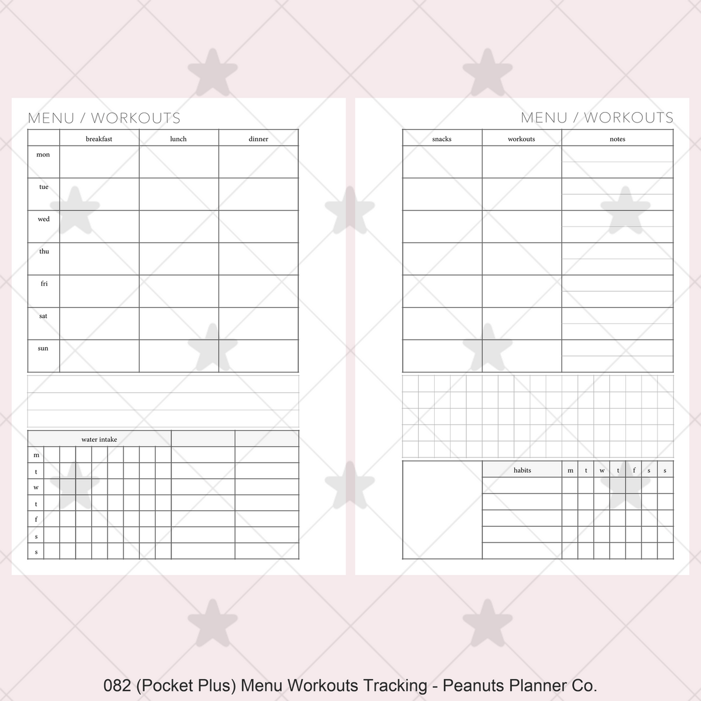 082: Menu & Workouts w/ Tracking Wo2P