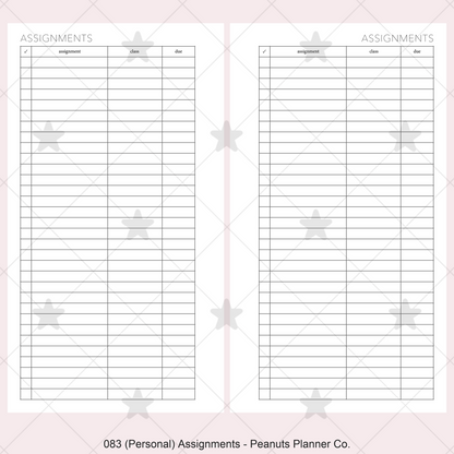 083: Assignments