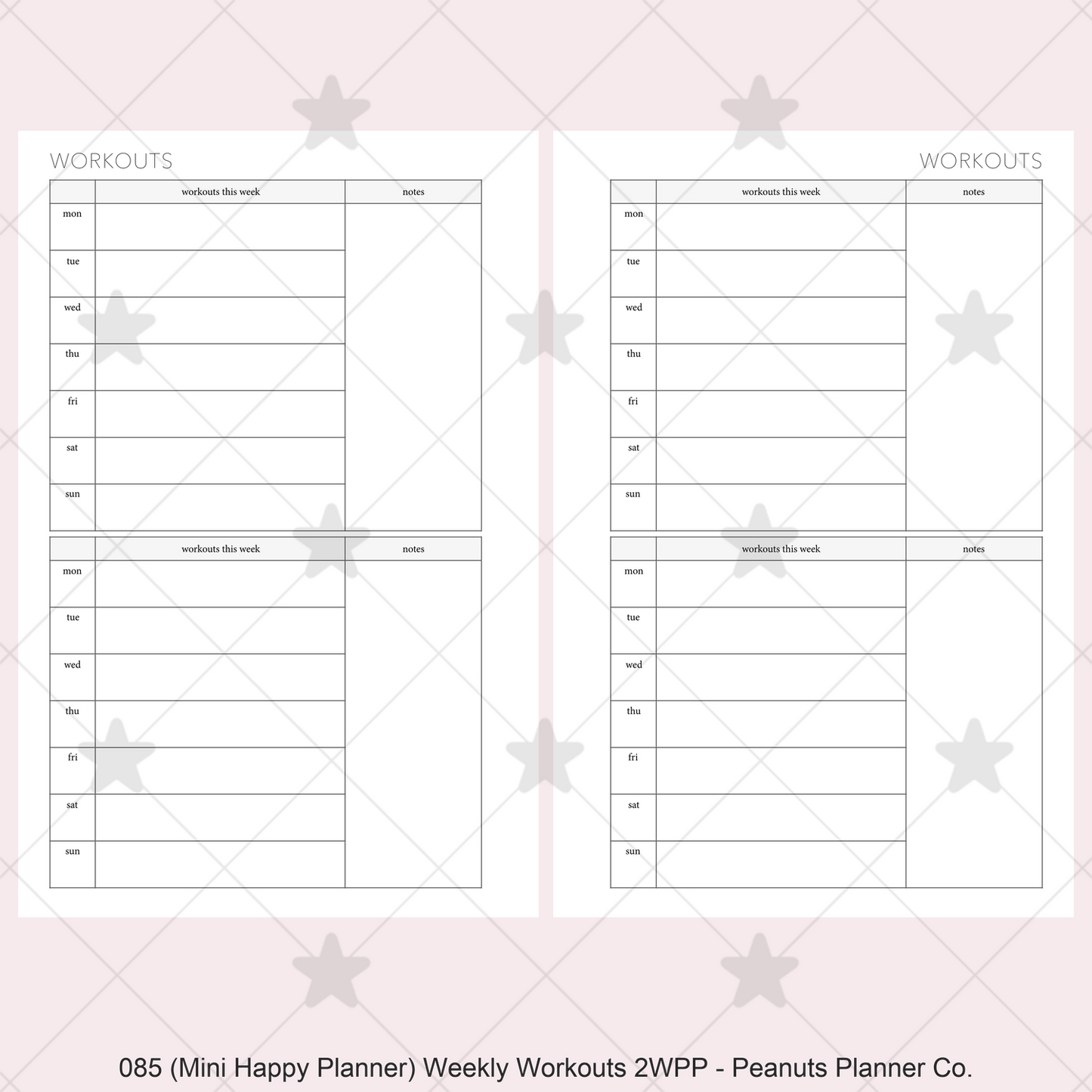 085: Weekly Workouts 2WPP