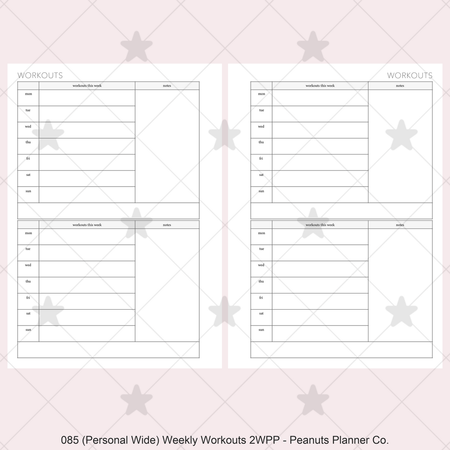 085: Weekly Workouts 2WPP