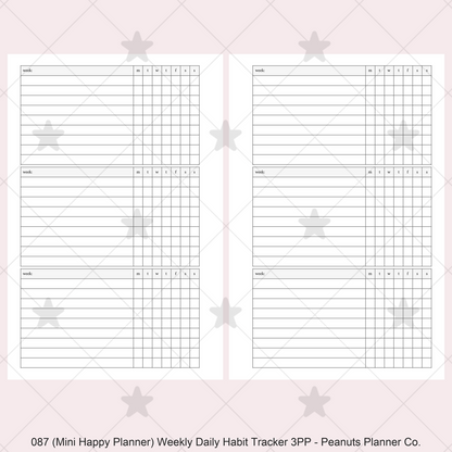 087: Weekly Daily Habit Tracker 3PP
