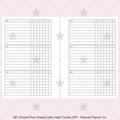087: Weekly Daily Habit Tracker 3PP