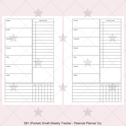 091: Small Weekly w/ Tracker & Tasks Wo1P