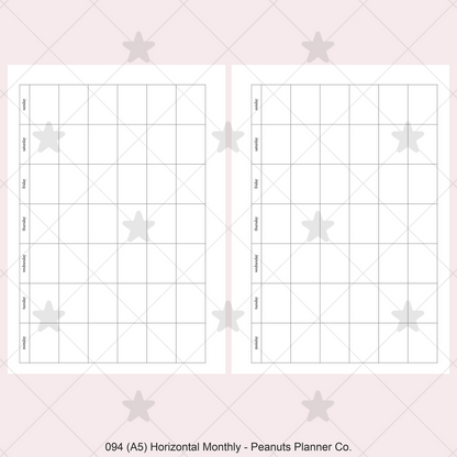 094: Horizontal Monthly Mo1P