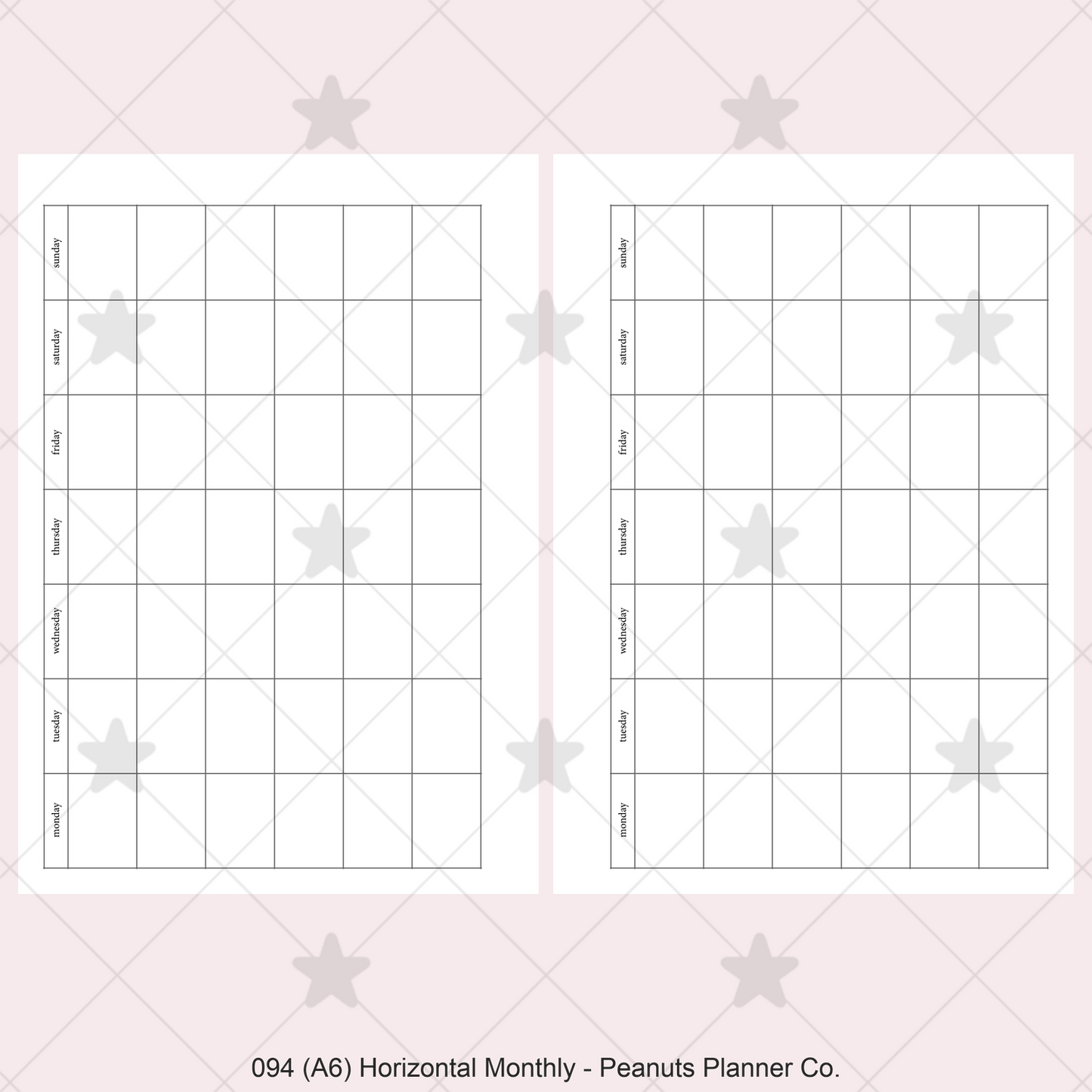 094: Horizontal Monthly Mo1P