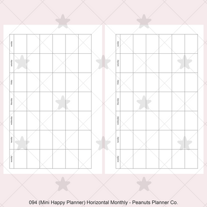 094: Horizontal Monthly Mo1P