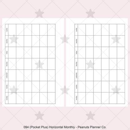 094: Horizontal Monthly Mo1P