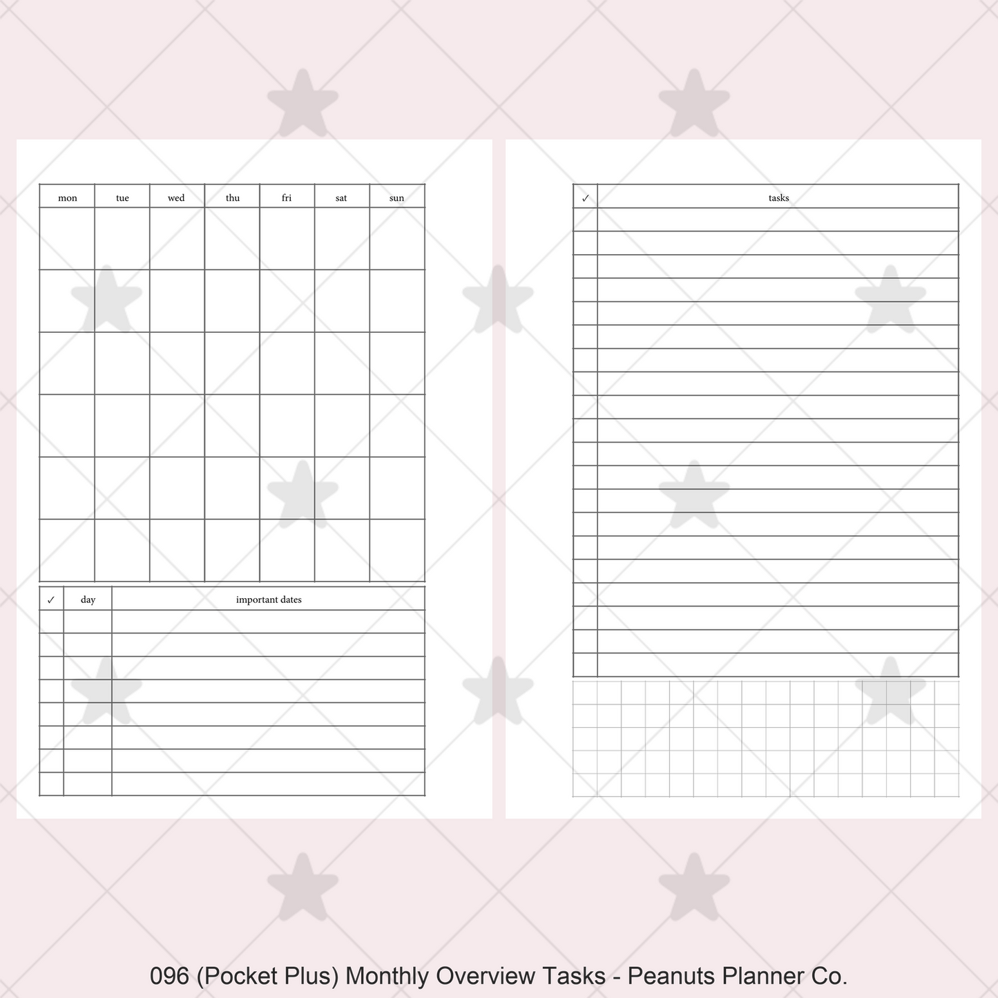 096: Monthly Overview w/ Tasks Mo2P