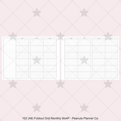 102: Foldout Grid Monthly Mo4P Mo2P