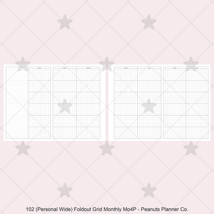 102: Foldout Grid Monthly Mo4P Mo2P