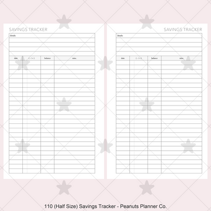 110: Savings Tracker