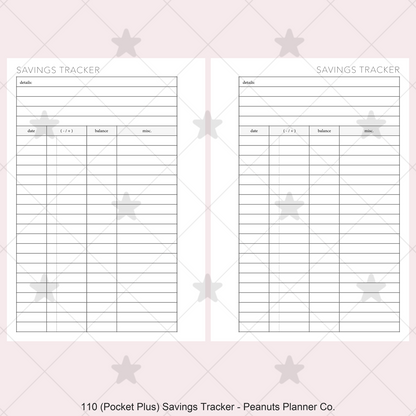 110: Savings Tracker