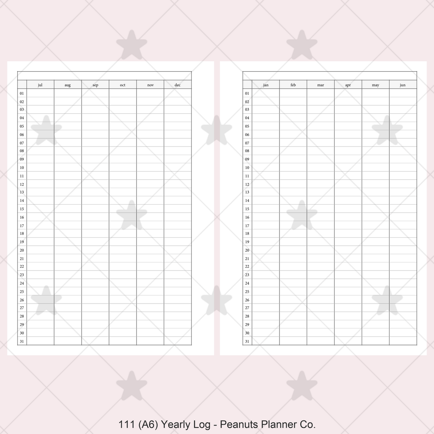 111: Yearly Log