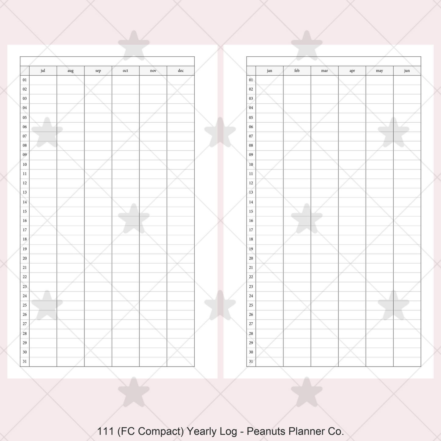 111: Yearly Log