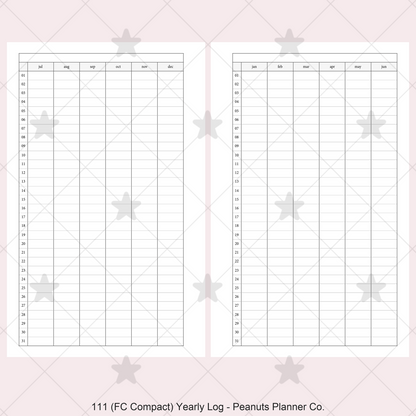 111: Yearly Log