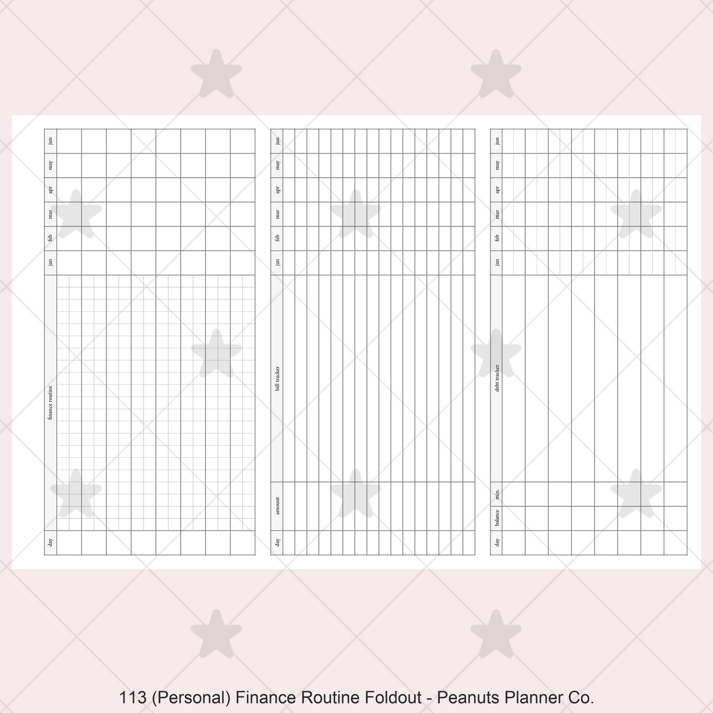 113: Finance Routine Foldout