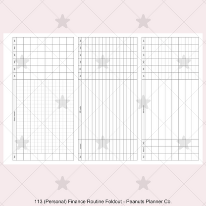 113: Finance Routine Foldout